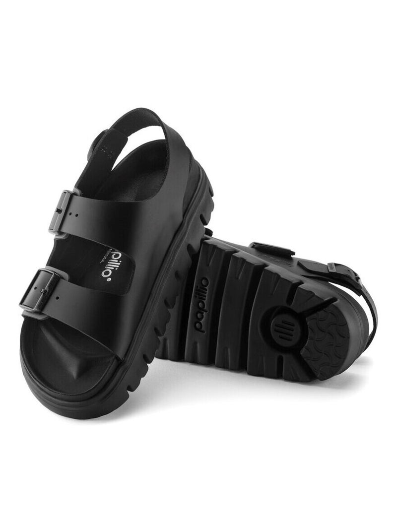 Mules / Sabots en Cuir et eva Birkenstock Noir - Kiabi