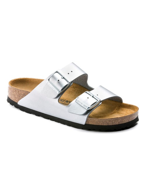 Mules / Sabots en Cuir et Liege Birkenstock - Kiabi