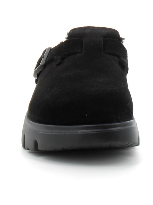 Mules / Sabots en Cuir et Liege Birkenstock - Kiabi