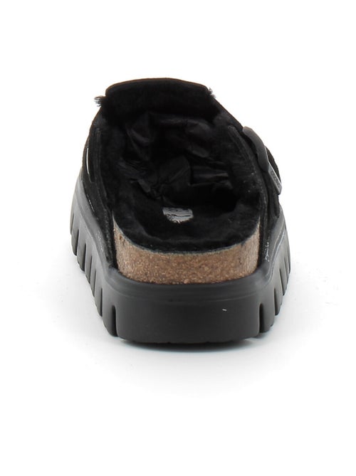 Mules / Sabots en Cuir et Liege Birkenstock - Kiabi