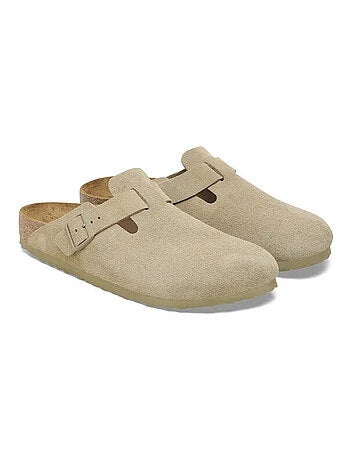 Mules / sabots en cuir et suede birkenstock