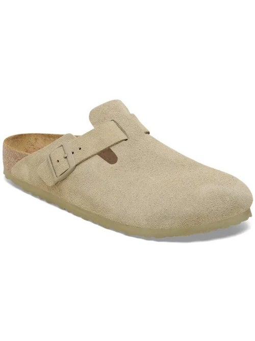 Mules / Sabots en Cuir et Suede Birkenstock - Kiabi