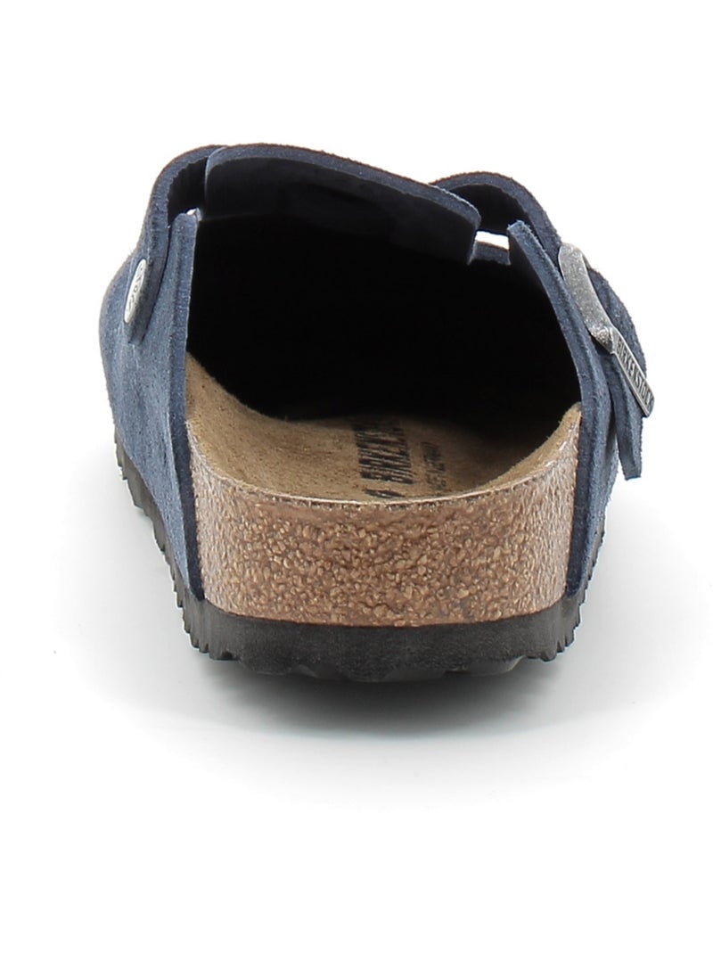 Mules / Sabots en Cuir et Suede Birkenstock Bleu - Kiabi