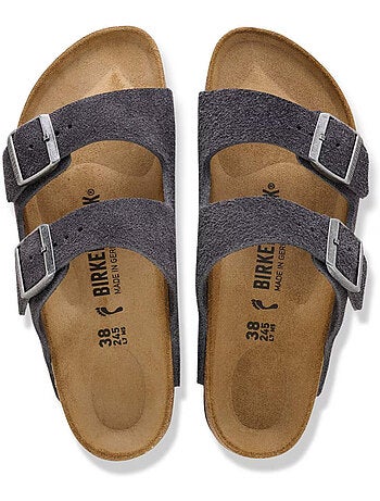 Mules / Sabots en Cuir et Suede Birkenstock