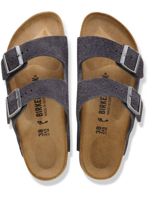 Mules / Sabots en Cuir et Suede Birkenstock - Kiabi