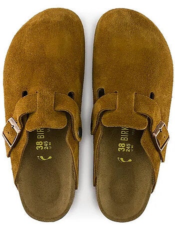 Mules / Sabots en Cuir et Suede Birkenstock