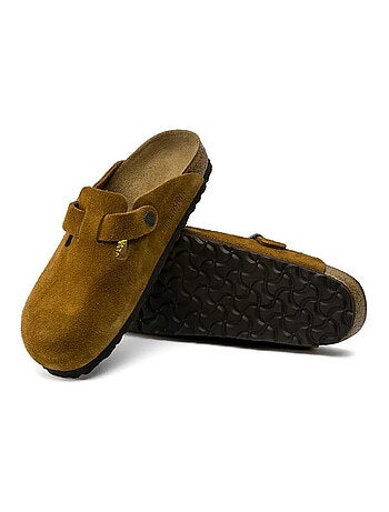 Mules / Sabots en Cuir et Suede Birkenstock