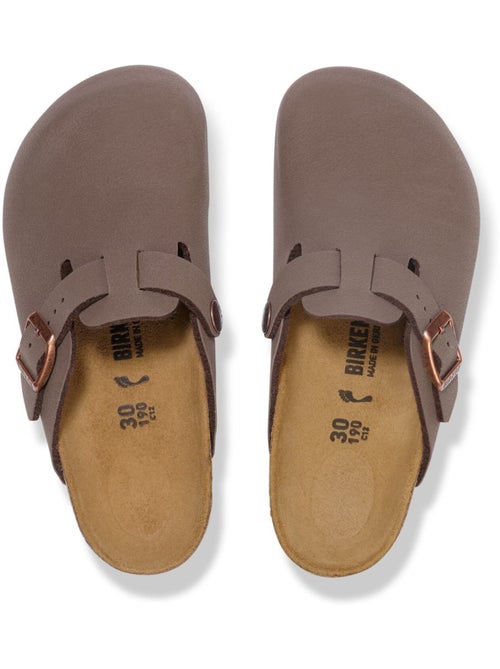Mules / Sabots en Cuir Nubuck Birkenstock - Kiabi