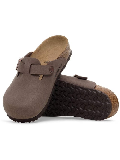 Mules / Sabots en Cuir Nubuck Birkenstock - Kiabi