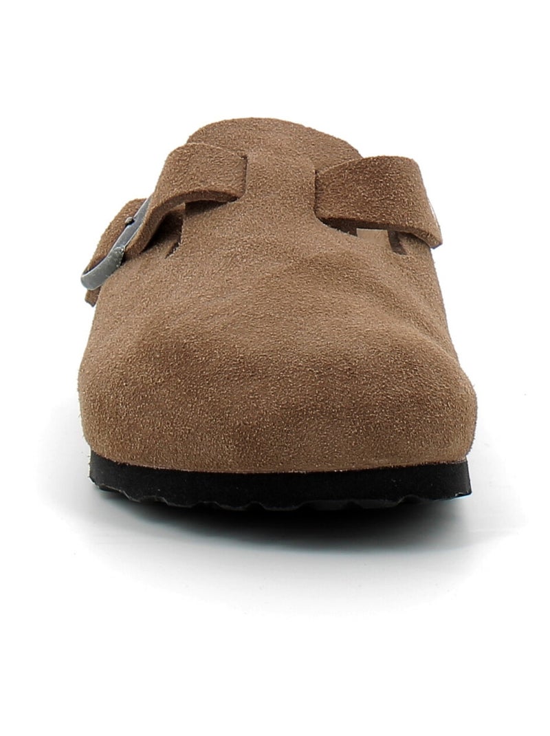 Mules / Sabots en Daim et eva Birkenstock Marron - Kiabi