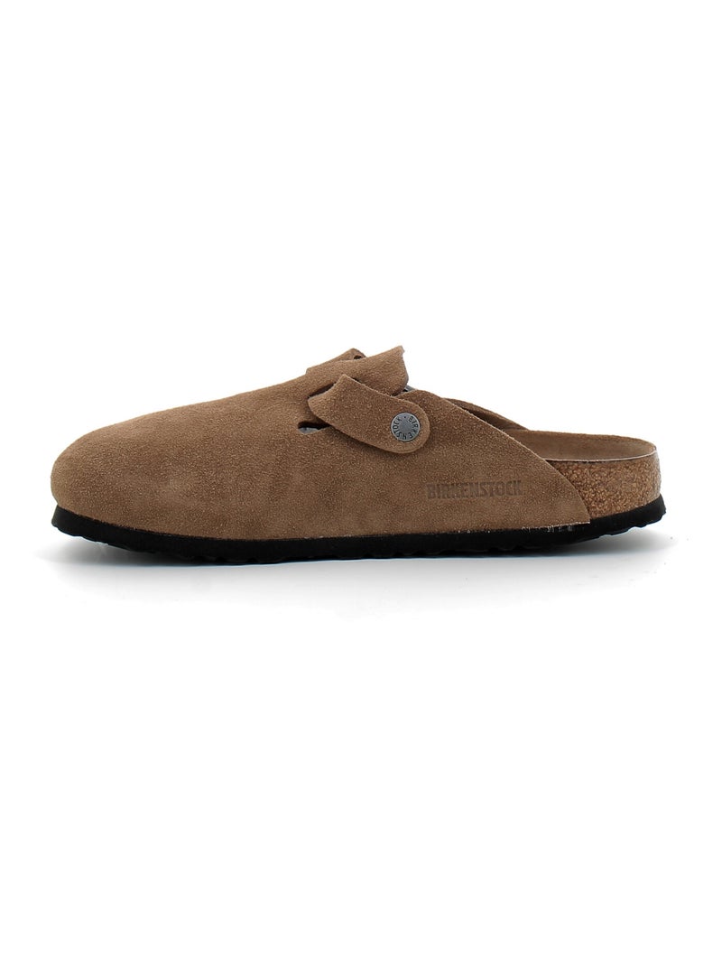 Mules / Sabots en Daim et eva Birkenstock Marron - Kiabi
