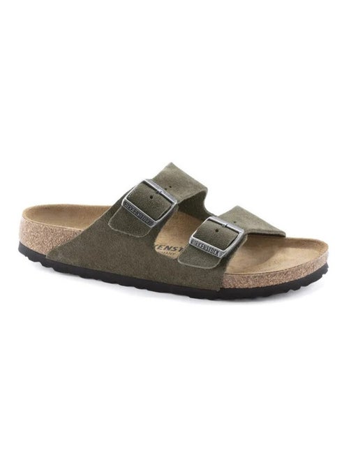 Mules / Sabots en Daim et Liege Birkenstock - Kiabi
