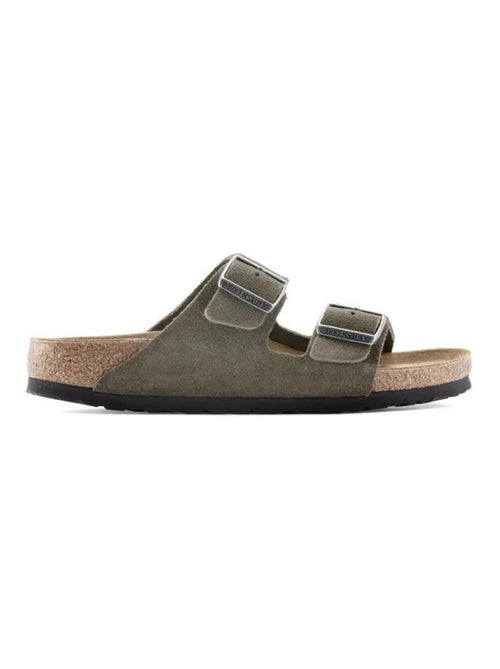 Mules / Sabots en Daim et Liege Birkenstock - Kiabi
