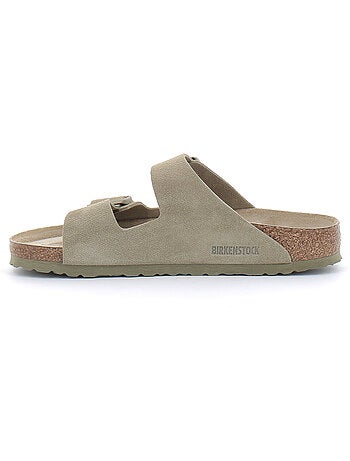 Mules / Sabots en Daim et Liege Birkenstock