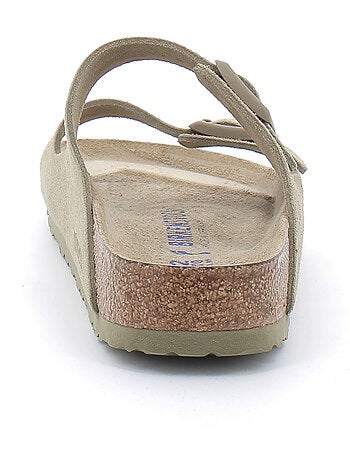 Mules / Sabots en Daim et Liege Birkenstock