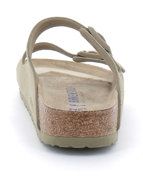Mules / Sabots en Daim et Liege Birkenstock - Kiabi