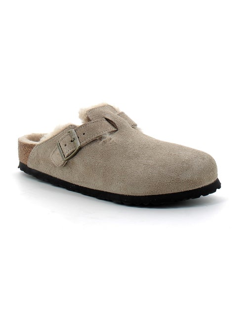 Mules / Sabots en Nubuck Birkenstock - Kiabi