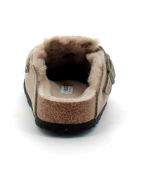 Mules / Sabots en Nubuck Birkenstock - Kiabi