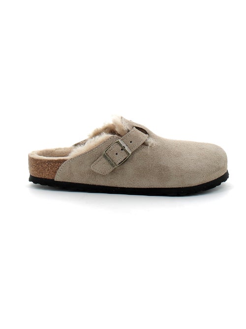 Mules / Sabots en Nubuck Birkenstock - Kiabi