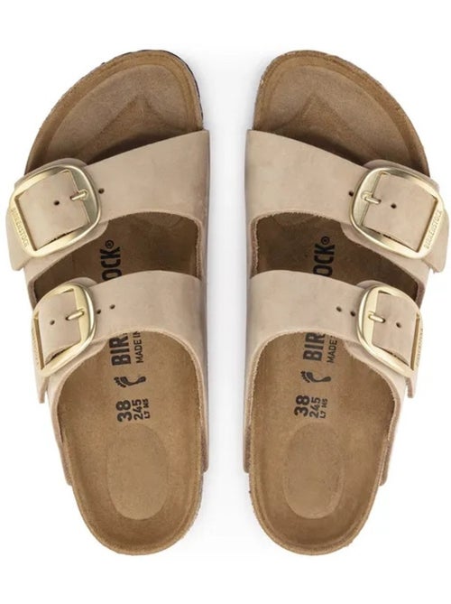 Mules / Sabots en Nubuck Birkenstock - Kiabi