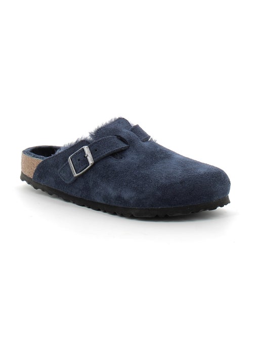 Mules / Sabots en Nubuck Birkenstock - Kiabi