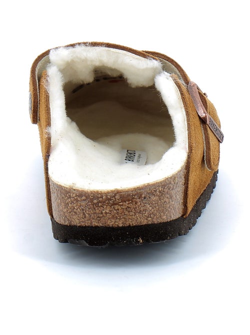 Mules / Sabots en Nubuck Birkenstock - Kiabi