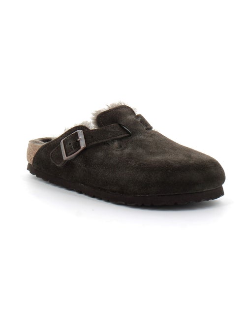 Mules / Sabots en Nubuck Birkenstock - Kiabi
