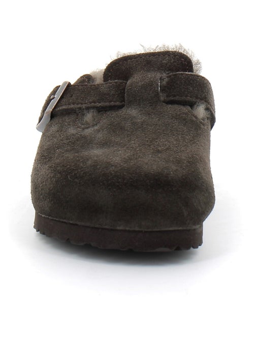 Mules / Sabots en Nubuck Birkenstock - Kiabi