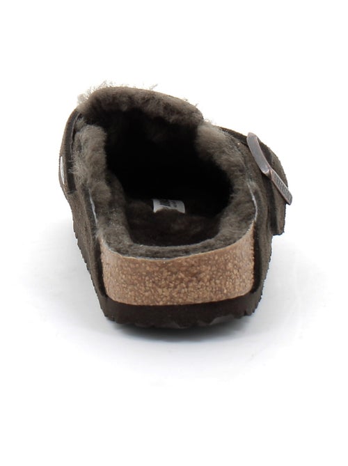 Mules / Sabots en Nubuck Birkenstock - Kiabi