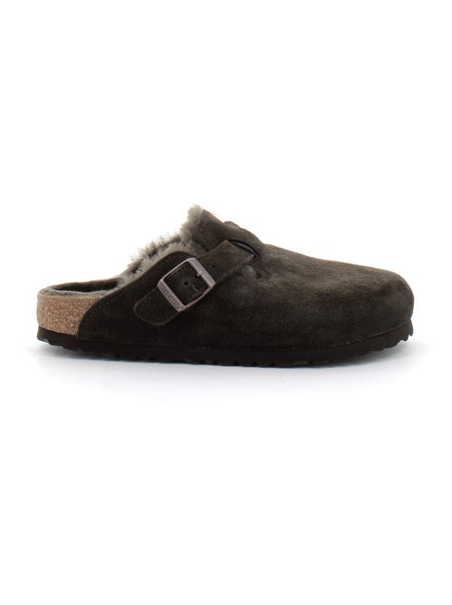 Mules / Sabots en Nubuck Birkenstock - Kiabi