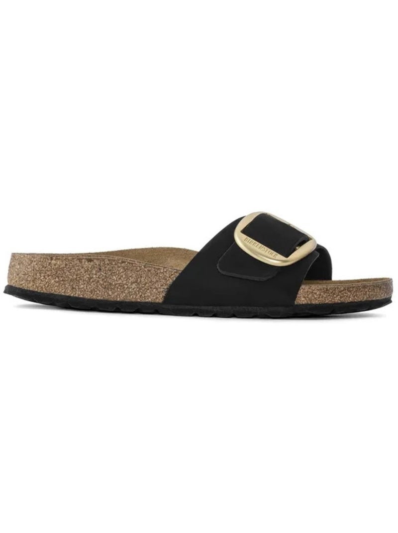 Mules / Sabots en Nubuck Birkenstock Noir - Kiabi