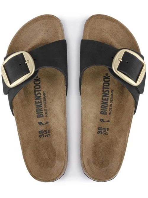 Mules / Sabots en Nubuck Birkenstock - Kiabi