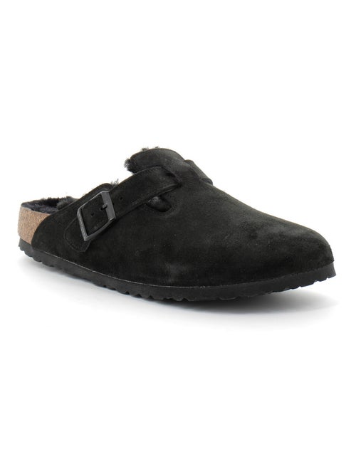 Mules / Sabots en Nubuck Birkenstock - Kiabi