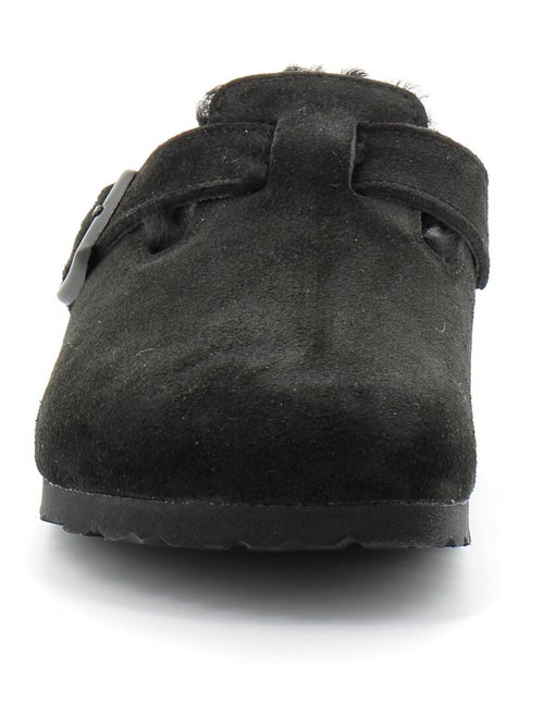 Mules / Sabots en Nubuck Birkenstock - Kiabi