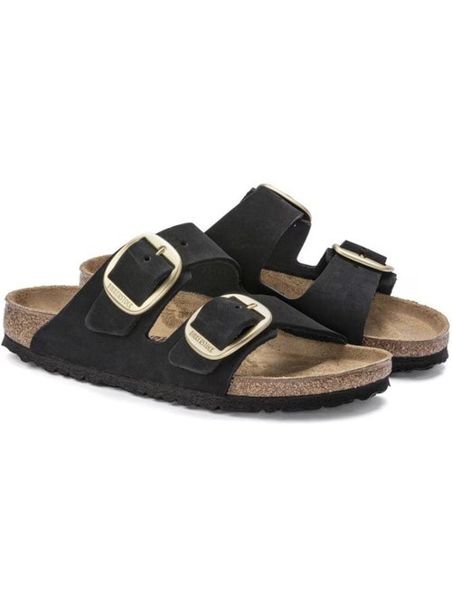 Mules / Sabots en Nubuck Birkenstock - Kiabi