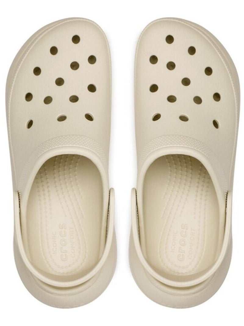 Mules / Sabots en Plastique Crocs Beige - Kiabi