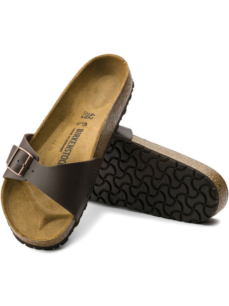 Mules / Sabots en Synthétique Birkenstock Marron - Kiabi