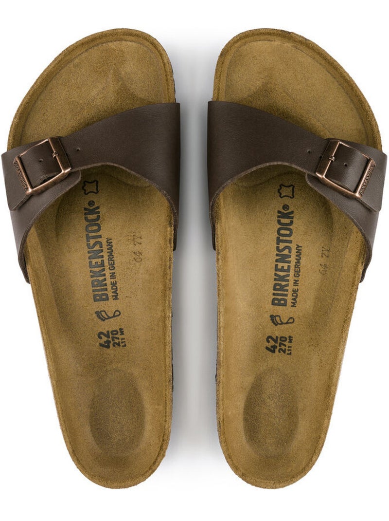 Mules / Sabots en Synthétique Birkenstock Marron - Kiabi