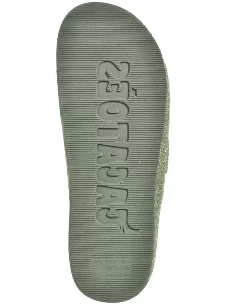 Mules / sabots en synthétique cacatoès Kaki - Kiabi