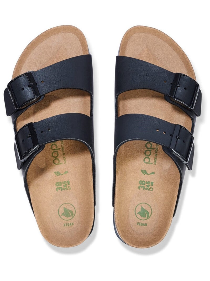 Mules / Sabots en Vegan Birkenstock Noir - Kiabi