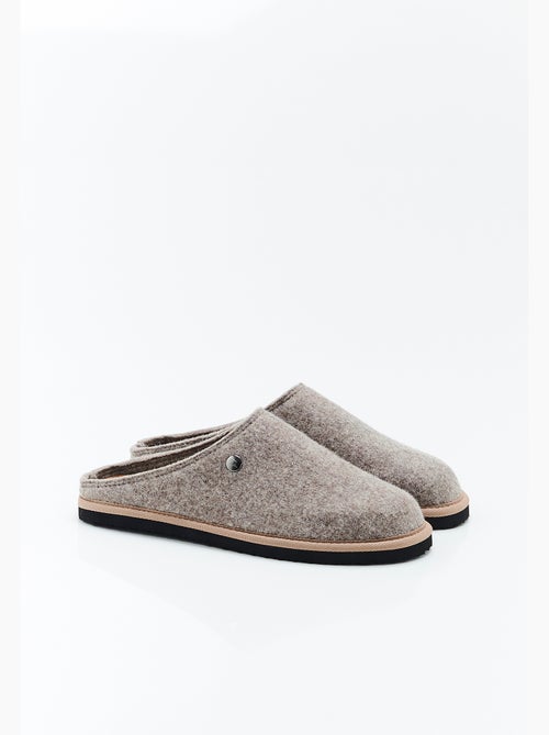 Mules-sabots homme en feutre - Damart - Kiabi