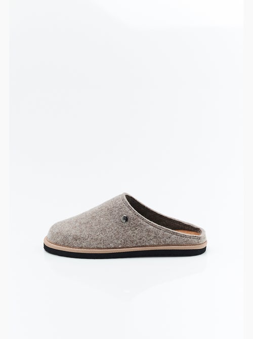Mules-sabots homme en feutre - Damart - Kiabi