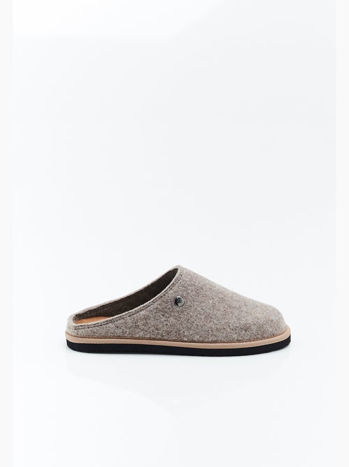 Mules-sabots homme en feutre - Damart - Kiabi