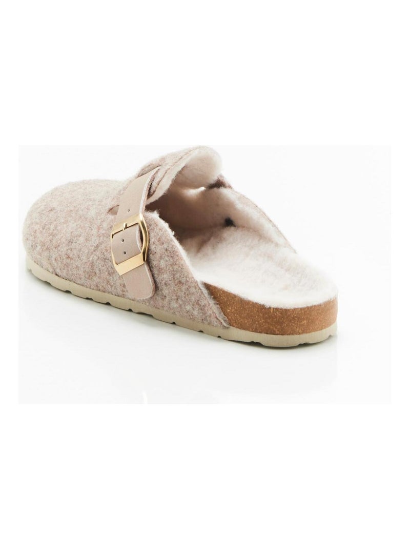 Mules-sabots Thermolactyl - Damart Taupe - Kiabi