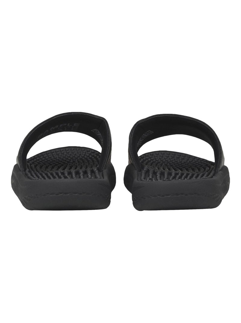 Mules Softride Slide Massage Noir Blanc - Kiabi