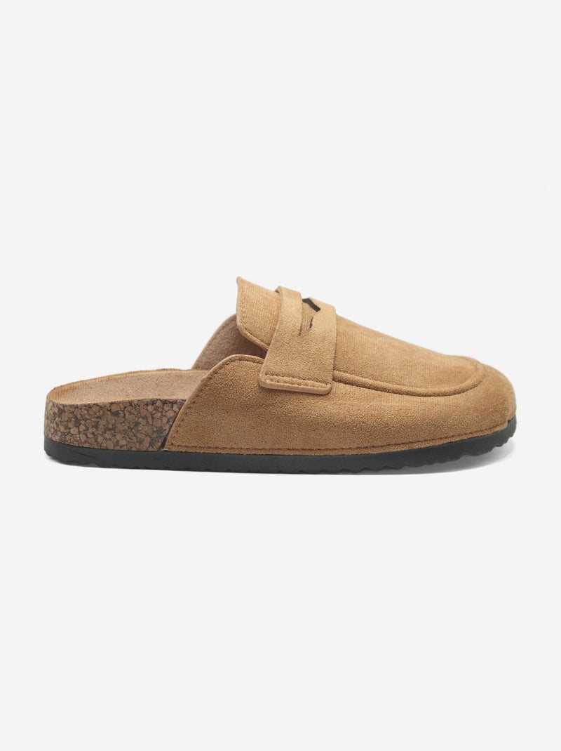 Mules style mocassin Camel - Kiabi