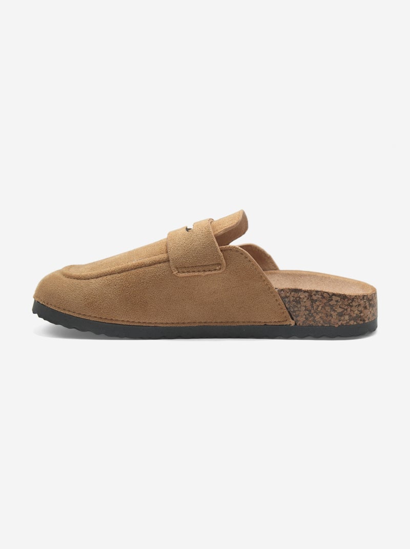 Mules style mocassin Camel - Kiabi
