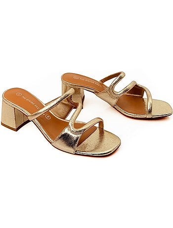 Mules talon recouvert, dessus fantaisie - AFIBEL