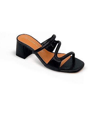 Mules talon recouvert, dessus fantaisie - AFIBEL