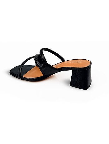 Mules talon recouvert, dessus fantaisie - AFIBEL